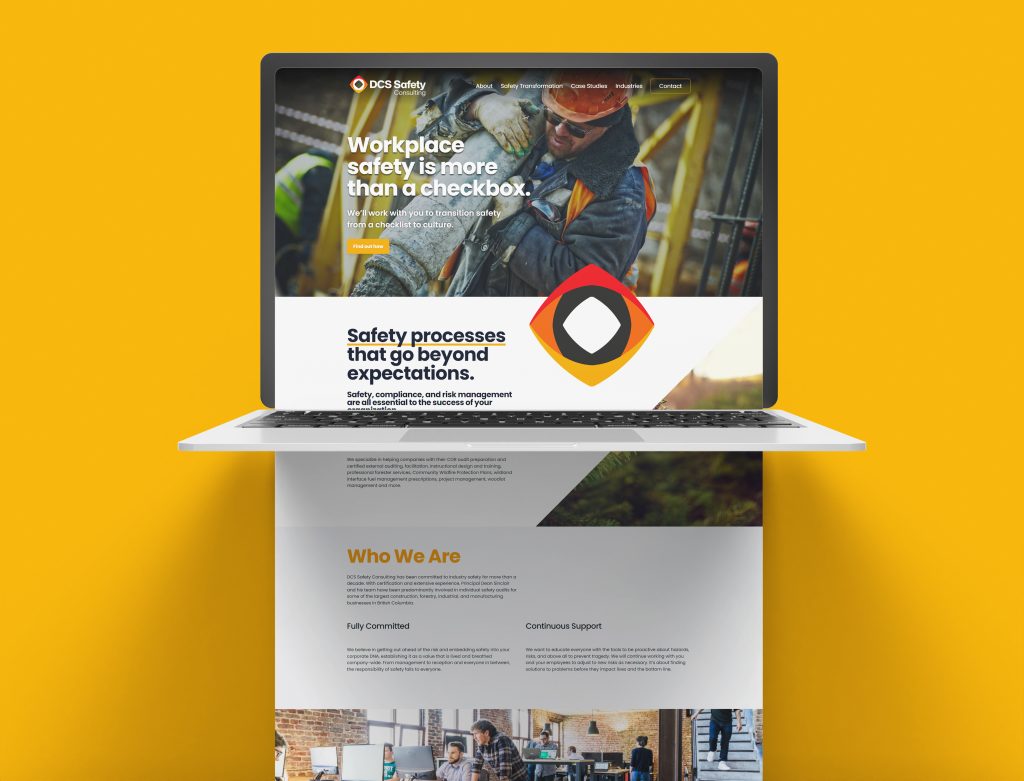 Web design and brand for commercial contractors in Western Canada