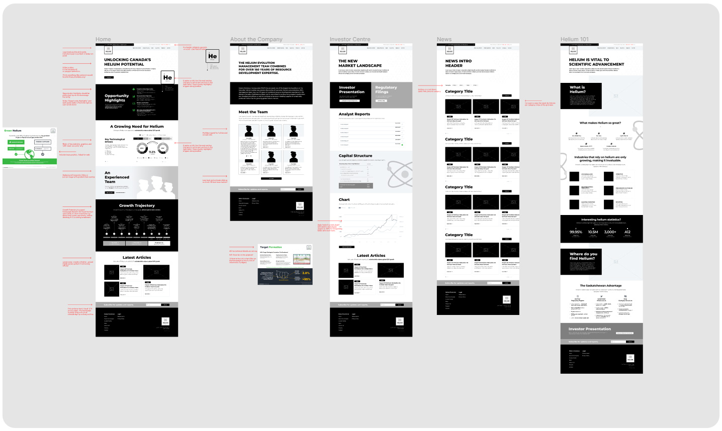 Helium Evolution corporate website